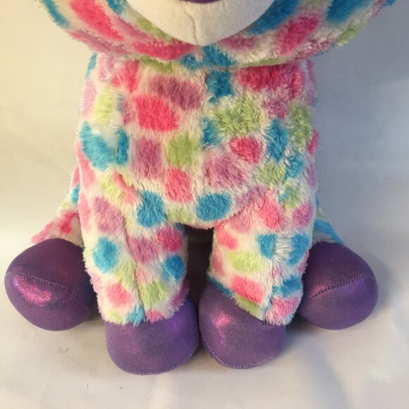 TY Beanie Boos WISHFUL the Unicorn Glitter Eyes LARGE 17" Confetti Exclusive - Picture 2 of 14